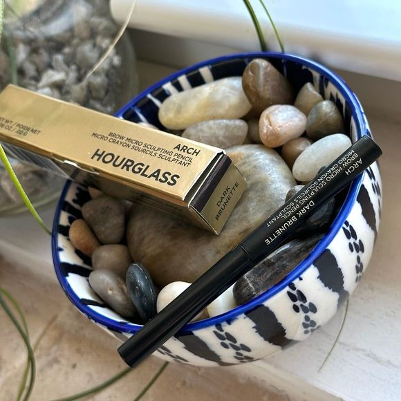 NIB HOURGLASS Arch Brow Micro Sculpting Eyebrow Pencil Travel Size Dark Brunette - Picture 6 of 11